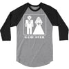 wedding funny game over 3/4 Sleeve Shirt