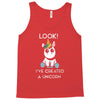 look i've created a unicorn Tank Top
