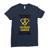 I'm Raising A Child With Childhood Cancer What's Your Super Power Ladies Fitted T-Shirt