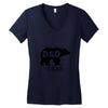 dad bear Women's V-Neck T-Shirt