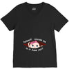 June Peeking Out Baby Girl V-Neck Tee