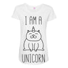 i am a unicorn Maternity Scoop Neck T-shirt