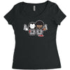pulp fiction cartoon ideal birthday present or gift Women's Triblend Scoop T-shirt