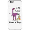 mama &amp; pizza dinasour iPhone 6/6s Case