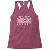 vinyl disc jockey dj Racerback Tank