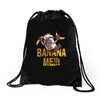 banana mee!!! Drawstring Bags