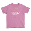 I Wear Gold For My Hero In Haven Youth Tee