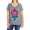 dubious disc Ladies Curvy T-Shirt