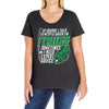 talk to myself fishing Ladies Curvy T-Shirt