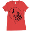 full moon Ladies Fitted T-Shirt