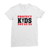Protect Kids Not Guns Ladies Fitted T-Shirt
