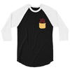 Heart Pocket 3/4 Sleeve Shirt