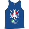 Christmas Skeleton mom and baby maternity Tank Top