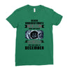 Never Underestimate A Man Who Watches Black Mirror And Was Born in Ladies Fitted T-Shirt