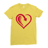 love back Ladies Fitted T-Shirt