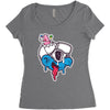 krim lim Women's Triblend Scoop T-shirt
