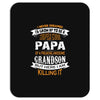 Super Cool Papa Of A Freaking Awesome Grandson Mousepad