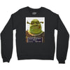 shrek mug shot funny Crewneck Sweatshirt