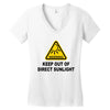 keep out of direct sunlight Women's V-Neck T-Shirt
