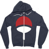 uchiha clan symbol crest   anime itachi sasuke naruto cosplay gift tee Zipper Hoodie