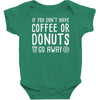 coffee or donuts Baby Bodysuit