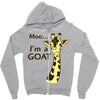 moo, i'm a goat Zipper Hoodie