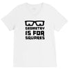 geometry is for squares V-Neck Tee