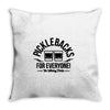 pickle back Throw Pillow
