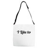 i like to Adjustable Strap Totes
