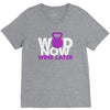 wod now wine later V-Neck Tee