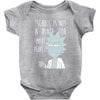 not for smart people Baby Bodysuit