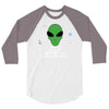Sorry i Don't Speak Human 3/4 Sleeve Shirt