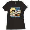 halloween moon Ladies Fitted T-Shirt