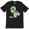 alien believe space sci fi ufo nerd T-Shirt