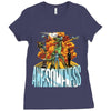 awesomeness Ladies Fitted T-Shirt