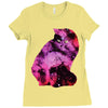 celestial cat Ladies Fitted T-Shirt