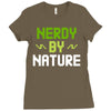 nerdy by nature Ladies Fitted T-Shirt