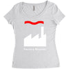 factory records   retro record label   mens music Women's Triblend Scoop T-shirt