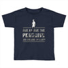 one by one penguins stealing Toddler T-shirt