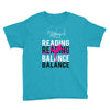 Reading Yoga Wine Balance Youth Tee