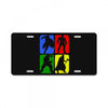 4 Super Hero License Plate