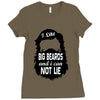 i like big beards and i cannot lie Ladies Fitted T-Shirt