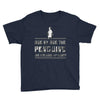 one by one penguins stealing Youth Tee