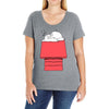 totoro peanut Ladies Curvy T-Shirt