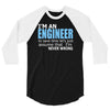 engineer 3/4 Sleeve Shirt