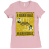 beer goggles sign, ideal gift or birthday present. Ladies Fitted T-Shirt