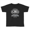 vintage quality without compromise 2000 aged to perfection Toddler T-shirt