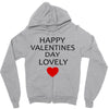 happy valentine day lovely Zipper Hoodie