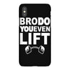 bro do you even lift baseball raglan iPhoneX