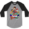 paw patrol birthday boy grandma 3/4 Sleeve Shirt